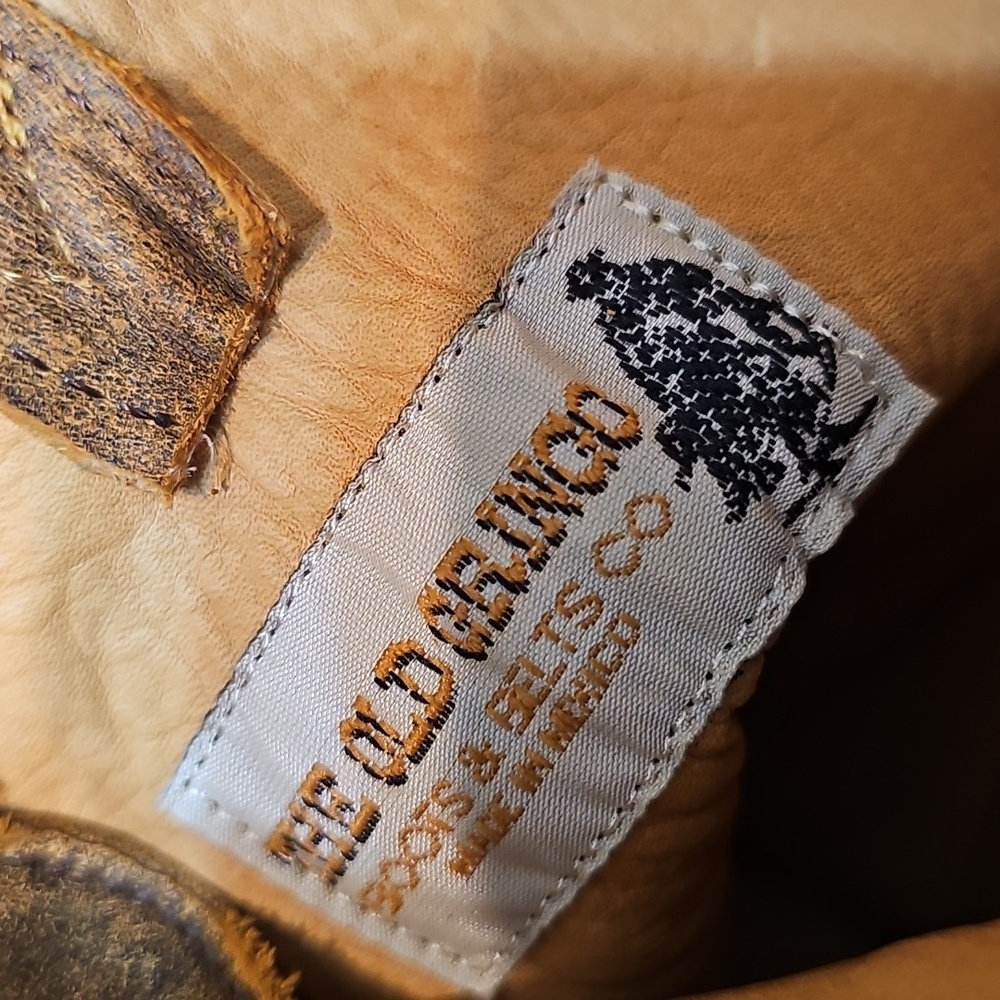 The Old Gringo NWOT Tan Fringe Boot Crossbody Bag - Picture 7 of 11